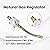 98523 10Ft 1/2" ID Natural Gas Conversion Kit,Propane to Natural Gas Conversion Kit,Natural Gas Hose and Nature Gas Regulator,Compatible with Monument Grills Model 41847NG and 77352NG