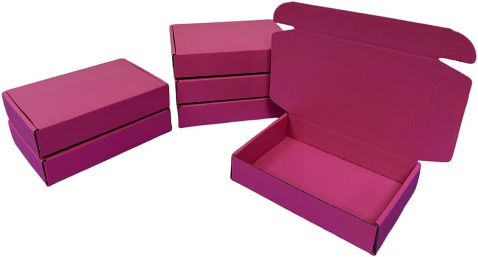 - 20 Pcs 14.2 x 9.4 x 3.2 inches Shipping Boxes for Small Business Cardboard Corrugated Mailer Boxes for Shipping Packaging Holidays Craft Gifts Giving Products (Cranberry, 14.2 x 9.4 x 3.2")