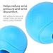 VGEBY Barbell Grips Dumbbell Grips Thick Adapter 2Pcs Weightlifting Strength Training Pull Up (Blue) Sportinggoods Combination Fitness Products