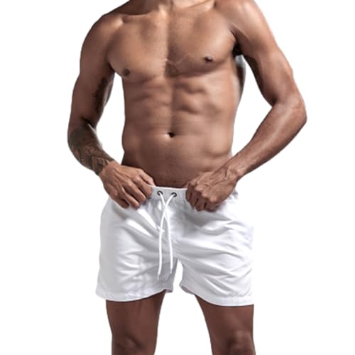JIHUILAI Mens Swim Trunks Quick Dry Swim Shorts with Mesh Lining Beach Shorts Bathing Suits2