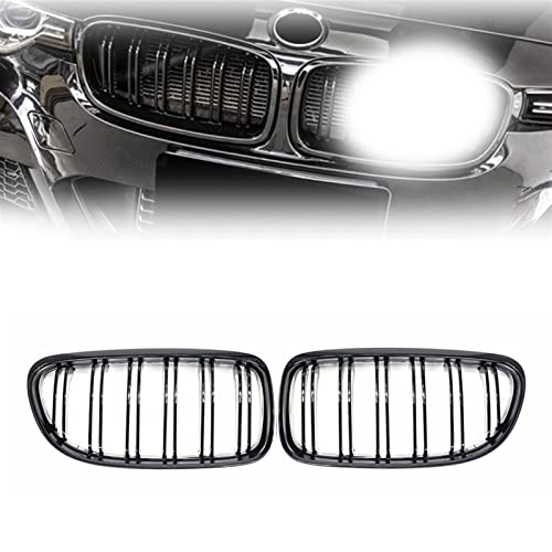Gril de calandre pour BMW E90 E91 double ligne couleur M esthétique prestige