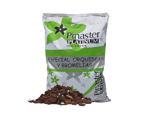 Pinaster Platinum Orquídeas y Bromelias - 5 litros - Sustrato Profesional para el Cultivo de Orquídeas, Bromelias y Plantas Epífitas como Anthurium, Philodendron, Syngonium - Premium Media Mix