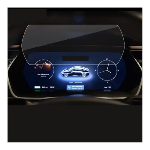 Verre trempé tableau de bord Model X protection écran pour trajets en famille sans traces