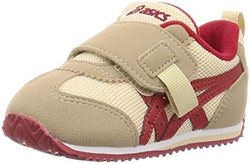 （08:18時点） [スクスク] ベビーシューズ ローカット 1本ベルト ベージュ/ワイン146 15.5 cm