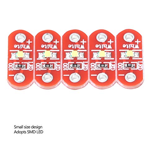 Modules LED 3V 5V blanc lot 50 microcontrôleur CMS montage surface bricolage