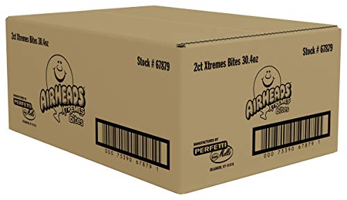 Image of AirheadsCandy Xtremes Bites, Rainbow Berry, Holiday Candy, Bulk, 30.4 oz Stand Up Bag , Party (Bulk Pack of 2)