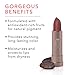 100% PURE Cocoa Butter Matte Lipstick Full Stay All Day Coverage, Lasting Moisturizing & Softening Natural Lip Color for All Skin Tones, Vegan Fruit Pigmented Savanna (Pink Mauve Cocoa) - 0.15 oz
