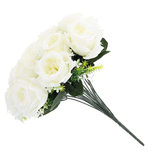 BESPORTBLE Fiori Artificiali Per Cimitero Bouquet Finti Per Tomba Fiori Commemorativi Finti Per Funerali e Composizioni Floreali