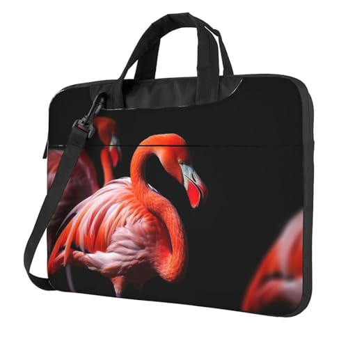 Sac ordinateur portable imprimé flamants roses sac à bandoulière