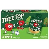 Tree Top Apple Sauce Pouches, Apple Flavor, No Sugar Added, 3.2 oz. pouches (Pack of 48)