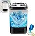 Mini przenośna pralka, pojemność do mycia, kompaktowa pralnia z kontrolą timera, oszczędzanie energii, podkładka na blat do mieszkania podróżujący RV