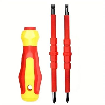 Scenty Insulated Screwdriver Set with Magnetic Bits, Electrician's Tool