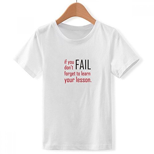 T-Shirt Blanc pour Les Garcon Coupe Ample Col Rond Motif Multicolore Taille 3XL