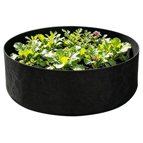 Bolsas de cultivo cama elevada de tejido resistente para huerto en balcón y jardín 2