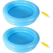 YARNOW 2 Sets Inflatable Baby Pool Small Round Boys and Girls Swimming Pool for Summer Fun