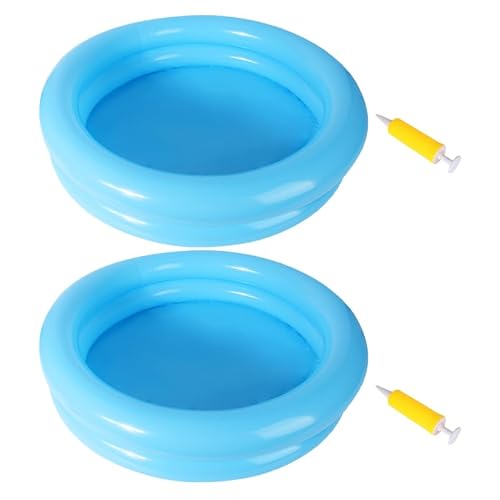 YARNOW 2 Sets Inflatable Baby Pool Small Round Boys and Girls Swimming Pool for Summer Fun