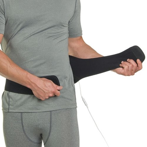 Venture Heated Clothing KB-1290 REG Black Regular 12V Heated Back Therapy Wrap with Temperature Controller and 12V Adapter