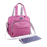 FytStycale Borsa Fasciatoio con Materassino Organizzato Borsa con Tracolla Resistente per, Array, Rosa