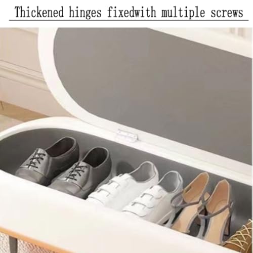 Banc d'entrée compact pour organiser chaussures et plaids