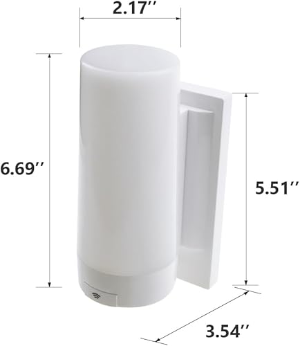 Miniatura 5 de Lámpara de pared a pilas, aplique de pared que cambia de color con control remoto y temporizador, luz nocturna RGB inalámbrica, lámpara de palo