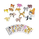THINCAN 25pcs/Set Colorido Puzzle Juguetes Dibujos Animados Tema Puzzle Bloque Juguete Educativo para Niños Coordinación Mano Juguetes