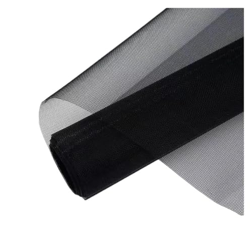 Mosquitera resistente negra de 120x300 cm para balcón y ventanas 2