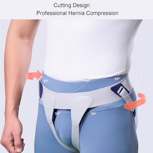 Cinturón para Hernia Inguinal Hombre, Ajustable, Pequeño miniatura 3