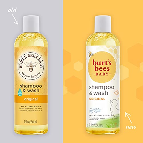 Burt's Bees Baby Shampoo & Wash, Tear Free Soap, Natural Baby Care, Original,12 Ounce (Pack Of 3) #TOP1