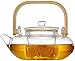 LITING Théière Tetera De Vidrio Tetera De Tetera Alta Temperatura Resistente Al Té Café De Café Filtro De Infusor 800ml