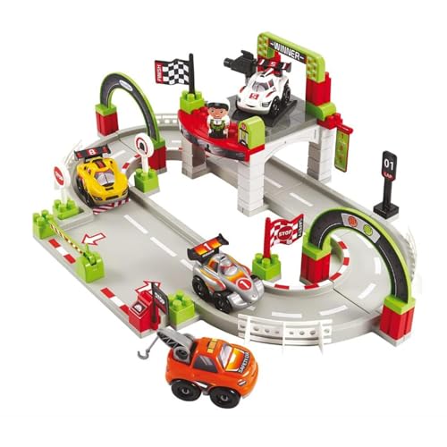 Jouets Ecoiffier - 3006 - Circuit Grand Prix - Abrick - Jeu De Construction pour Enfant - Dès 18 Mois - Fabriqué en France