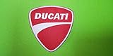  Blue Hawai Aufnäher „Ducati“, zum Aufbügeln