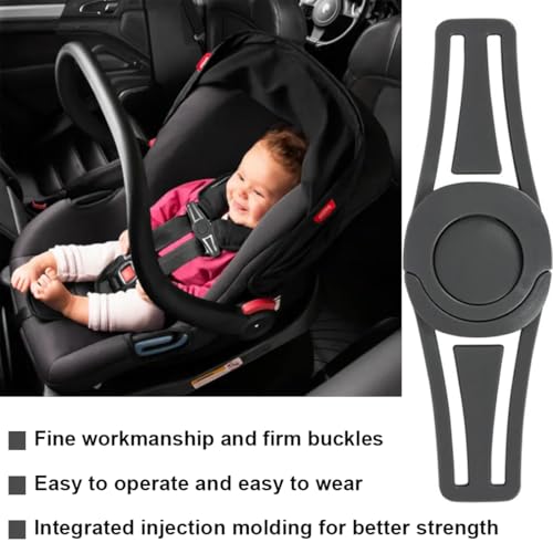 WeddHuis 2 Stück Abschnallschutz Kindersitz, Kindersitz Gurtschloss-Sicherung, Sicherheitsgurt Clip, Verschluss Kindersitz, Gurt Sicherung, für Autositze mit abnehmbaren Gurten