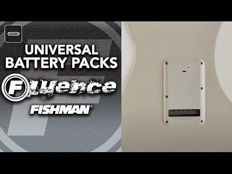 Fishman Fluence Rechargeable Battery Pack for Strat, Black