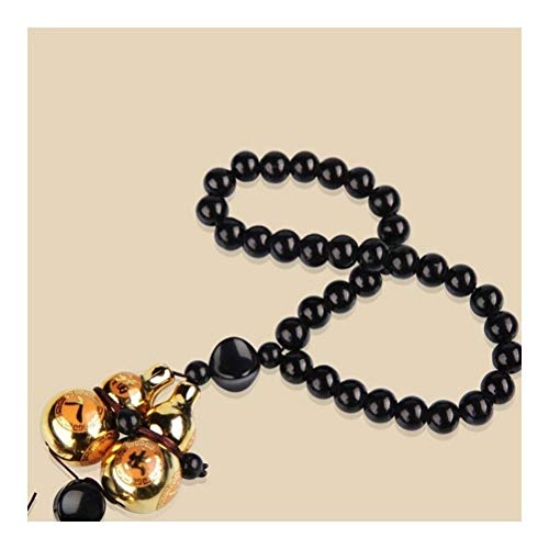 HGWZLQ Double Gourd Chanceux Style Chinois Ornements plaqué Or Entrée Voiture Pendentif Voiture Intérieur Accessoires Gift Cover