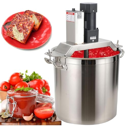 Agitador eléctrico comercial de alimentos, máquina mezcladora automática con paleta de agitación para hacer mermeladas, salsas, rellenar