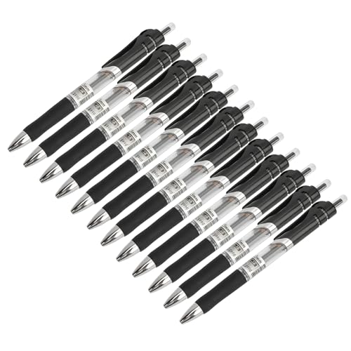 Bolígrafo Gel Pack 12 Pzas Punta 0.5mm Negro miniatura 1