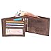 Produktbild ALMADIH Leder Portemonnaie querformat RFID Schutz 11 Kartenfächer Münzfach Rindsleder Geschenkbox P1Q-BV Herren Börse Geldbörse Geldbeutel Portmonee Brieftasche Herrenbörse Unisex braun (P1Q Vintage)