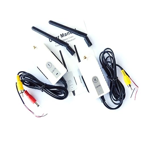 Jikoiuty Kit ricevitore radio da 2,4 G, accessori per autobus, furgoni, , rimorchi, telecamera posteriore, monitor video da 24 V