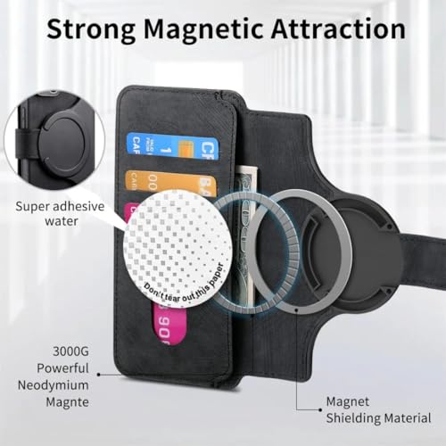 Coque portefeuille iPhone 14 Plus violette en cuir pour éviter les rayures