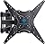 PERLESMITH Full Motion TV Wall Mount for 26-60 Inch TVs, TV Mount with Articulating Arms Swivels Tilt Extension - Wall Mount TV Brackets VESA 400x400 Fits LED LCD OLED 4K TVs Up to 77 lbs
