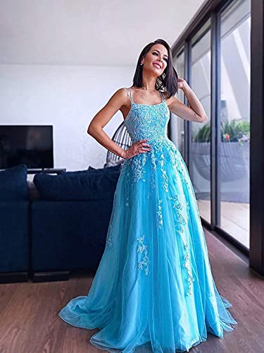 Prom Dress Lace Formal Evening Gowns Appliques Wedding Guest Dress Tulle Long Prom Dress2