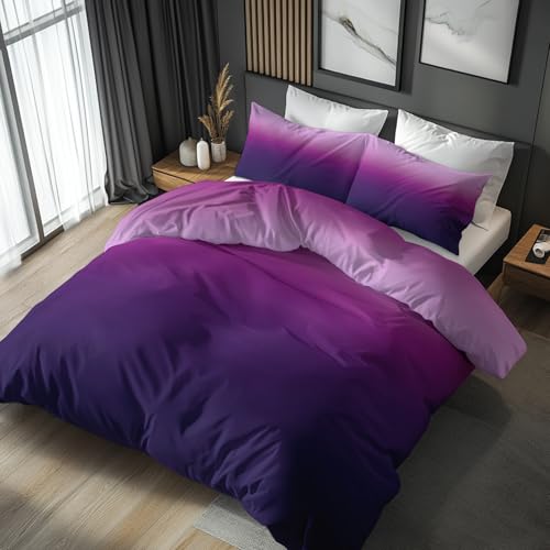 Genérico Funda Nordica Cama 135 150 Morado