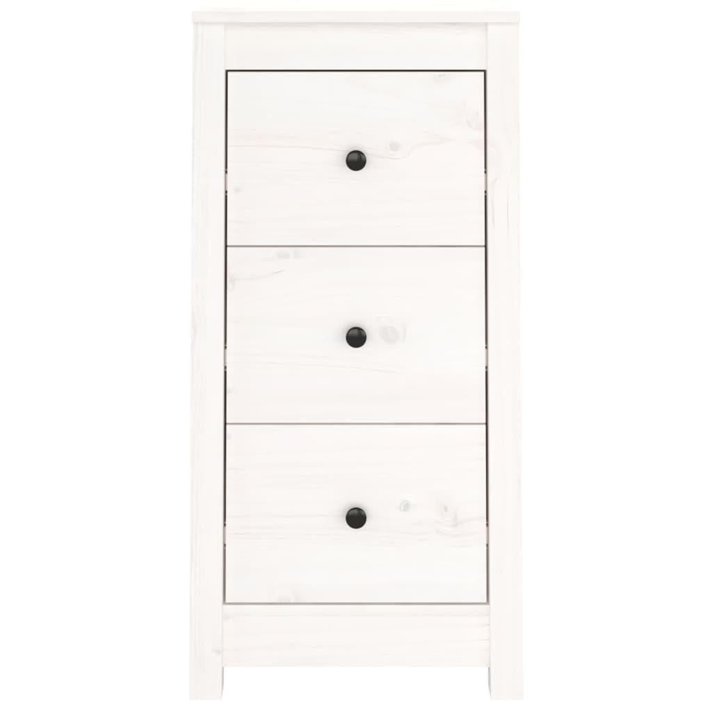 Credenza In Legno Massello Di Pino, 40x35x80 Cm, Per Camera Da Letto O Soggiorno