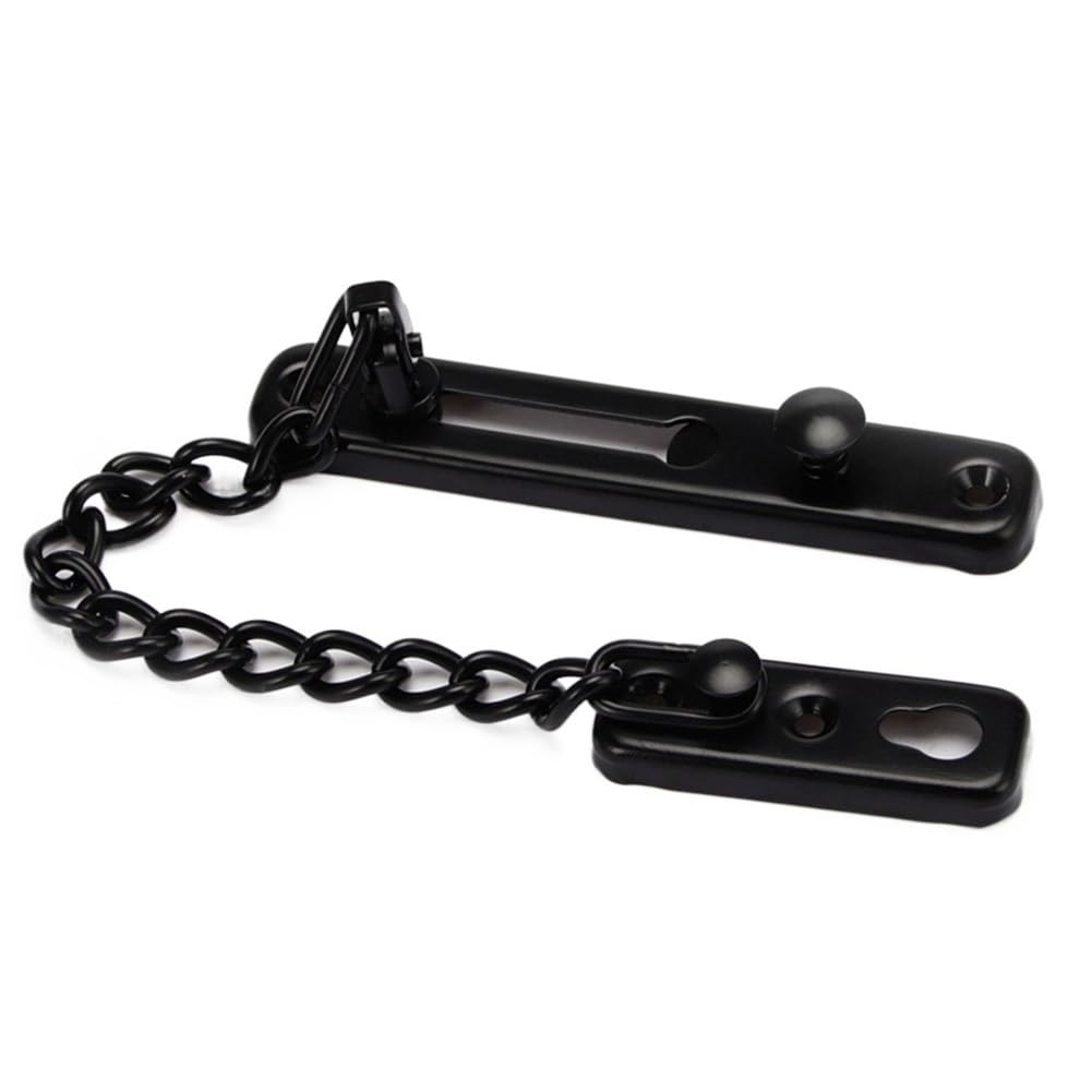 Fdzkrtvm J Security Doors Chain Lock, Stainless Steel Door Chain Lock Sec Guard Spring Press Polished Latch Screw Acc Bj(J)