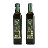 Aceite de Oliva Virgen Extra - 2 x 500ml - Variedad Picual - D.O. Sierra de Segura - BOS Selección by Bertín Osborne - Sabor Intenso y Frutado