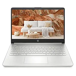 HP 14s, 5th Gen AMD Ryzen 3- 8GB RAM/512GB SSD 14 inches(35cm) Laptop, FHD IPS Micro-Edge Display/ Backlit Keyboard/Alexa/Windows 11/Fast Charge/Radeon Graphics/1.46Kg/Natural Silver -14s-fq1089AU