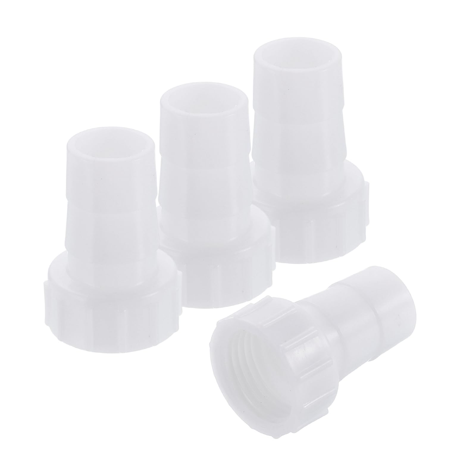 Rebower 4 Pack Plastic Hose Barb to G Female Adapter, 16mm Barb x 1/2"(15mm) G Female for Home Gardening, Water Treatment, Hose Quick Connect Fittings