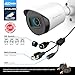 Amcrest 4K Analog Outdoor Security Camera, Bullet 4K (8MP) @15fps, CCTV-Coax-BNC, 98ft Night Vision, IP67 Metal, 125° Angle, Mic, White (Not an IP Camera) (DVR Required, Not Included) (AMC4KBC28-W-V3)