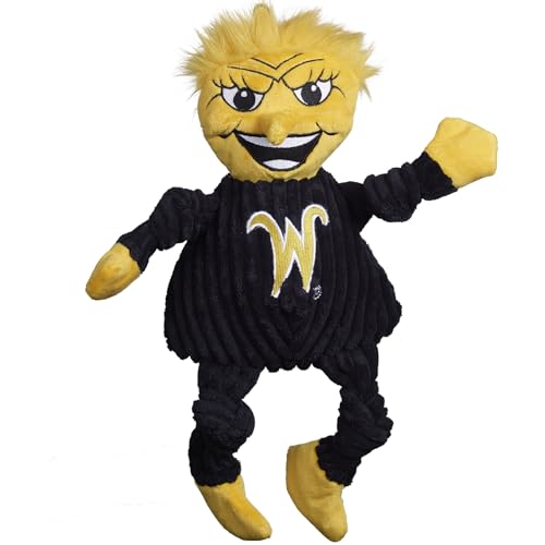 HuggleHounds Wichita State WuShock Dog Toy, Small