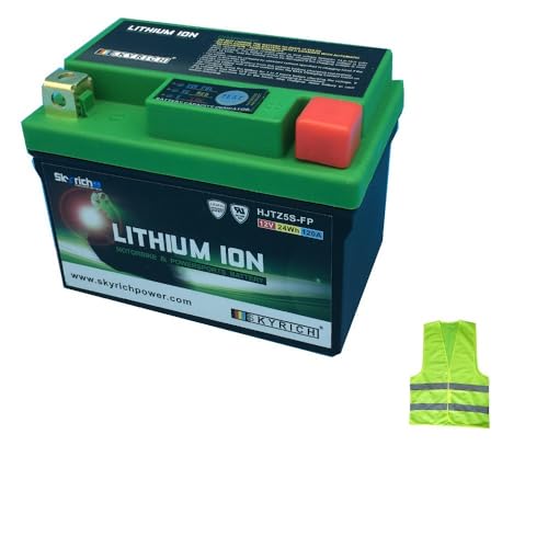Compatible avec KT-M EXC F 4T 350 par an 2012 al 2016 Batterie AU Lithium SKYRICH HJTZ5S-FP FOURNIE CHARGÉE ET PRÊTE À l'emploi Batteries Lithium-ION 12...